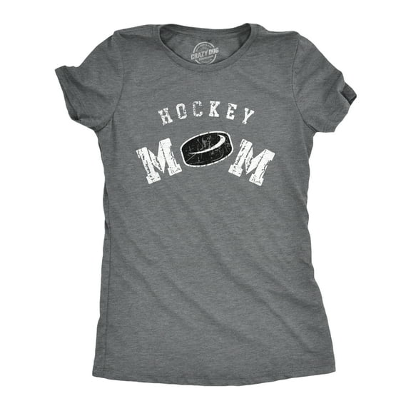 Womens Hockey Mom T Shirt Funny Cool Ice Hockey Lovers Mothers Day Gift Novelty Tee for Ladies Womens Graphic Tees