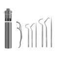 thumbnail image 1 of Flossing Metal Toothpicks Set Reusable Toothpicks Portable Toothpick Floss Teeth Cleaner Oral Care Cleaning Tools,B, 1 of 5