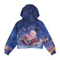 thumbnail image 5 of Xoenoiee Axolotl Gift Galaxy Print Oversized Sweatshirts for Girls Christmas Cropped Zipper Hoodies Xmas Outfits Half Zip Pullover Fall Winter 2025 Trendy Clothes, 9-10 Years, 5 of 7