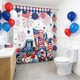 thumbnail image 5 of Independence Day Shower Curtain Bathroom Decoration Partition Fabric Digital Printing Bathroom Water Proofing Curtain With Hooks No Punching, 5 of 6