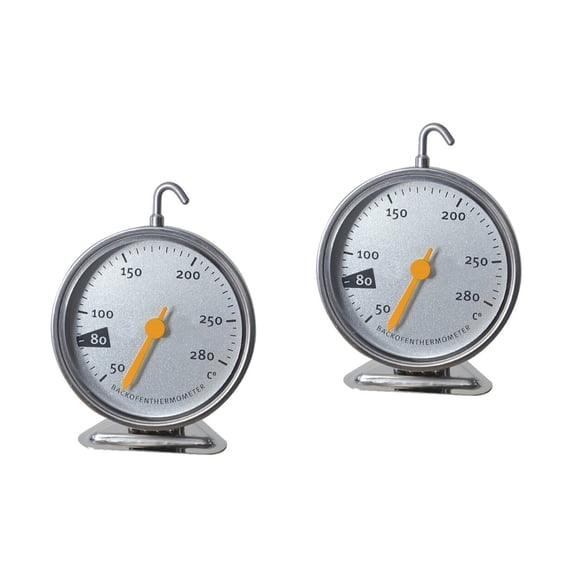 2pcs Oven Thermometer Convenient Food Thermometer Household Thermometer Hangable Thermometer for Home Daily Use