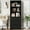 Black, variant on SAINSPEED 69" Tall Storage Bookshelves and Bookcases with 3 Drawers, Floor Standing 3 Tier Shelf Display Storage Shelves for Home Office Bedroom Living Room