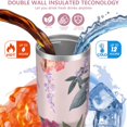 thumbnail image 3 of 30 Oz Tumbler Oil Painting Tumbler with Lid and Straw, Birthday Gift Cup for Friend Women Men Coffee Travel Mug Thanksgiving Day Halloween Christmas Gift Water Bottle, 3 of 7