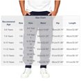 thumbnail image 3 of KICILVS Boys Cargo Jogger Pants with Utility Pockets Soft Fleece Cuffed Elastic Waist Sweatpants for Everyday Activities and Play 5-15 Years, 3 of 9
