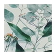 thumbnail image 4 of BANET Spring Leaf Floral Square Ruitic Table Cloth Fabric Green Grey Leaves s Decorative for Holiday Home Party 40*40, 4 of 8
