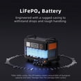 thumbnail image 6 of OSCAL PowerMax 3600 SE Portable Power Station with 2x500W Solar Panel, 3600Wh LiFePO4 Solar Generator, 3000W AC Output, <10ms EPS Backup for Home Emergency, Outdoor Camping, RV Travelncy, 6 of 7