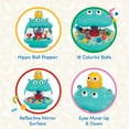 thumbnail image 4 of Battat Party Pop Hippo Ball Popping Toy with 18 Colorful Balls, Baby and Toddler Toys, 4 of 12