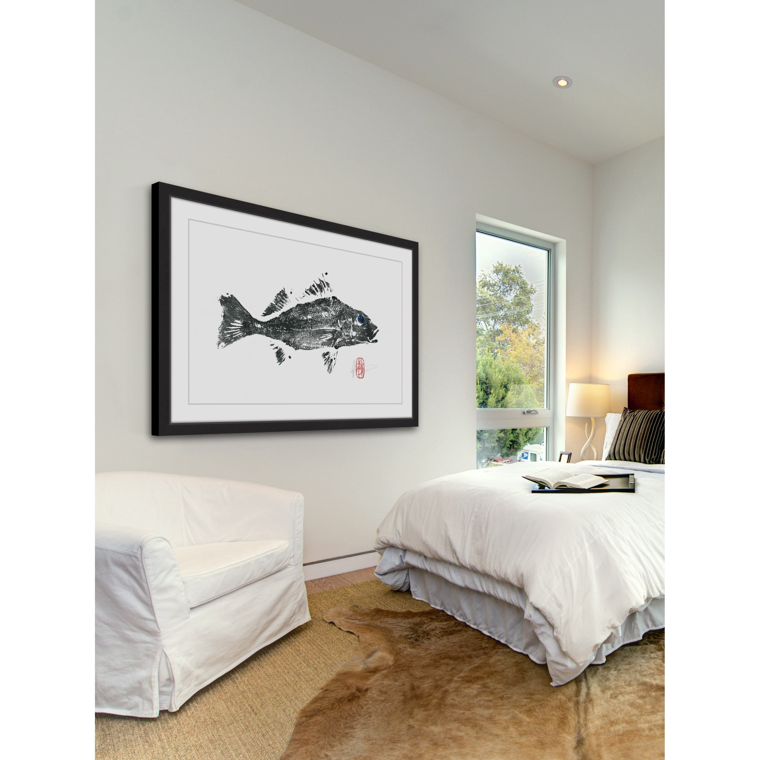"Queen Corvina" Framed Painting Print