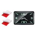 thumbnail image 3 of Reloj para salpicadero de coche, luminoso, elegante y fácil de instalar, con decorativo para SUV, camiones y vehículos. Negro horizontal, 3 of 10