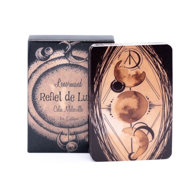 Reflet De Lune Lenormand Mirror Truth Lenormand Cards de Silvia Neitzner The lnk witch tarot Diosa guía oráculo ShuxiuWang 8390606301161