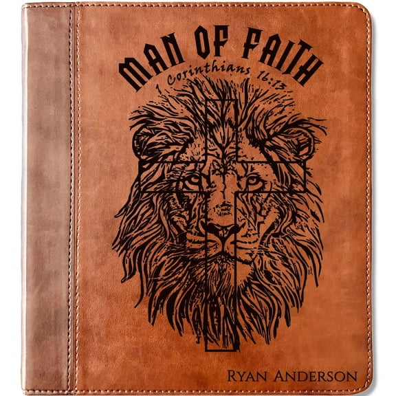 Personalized Bible for Men, ESV Journaling Study Bible, Custom Bible Name Engraved, English Standard Version, Bible for men, gifts for men