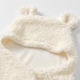 thumbnail image 4 of Newborn Baby Winter Fleece Warm Sleeping Bag Cotton Pure Color Swaddle, 4 of 6