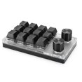 thumbnail image 2 of Teclado macro compatible con Bluetooth Teclado mecánico programable (negro), 2 of 9