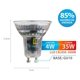 thumbnail image 2 of Paquete De 10 Focos Led Consume 4w Ilumina 40w Luz Cálida Yankon YKMR29, 2 of 4