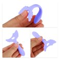 thumbnail image 5 of Unique Bargains 2 Pcs Eyeliner  Eyeliner Stencil Pads Eye Makeup Tool Winged Tip Eyeliner Aid Green Purple, 5 of 7