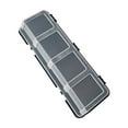 thumbnail image 4 of Organizador de hardware Zulema contenedor dividido resistente Práctico apertura frontal negro, 4 of 8