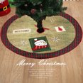 thumbnail image 4 of FloreceBien 60 cm Nuevo árbol de Navidad vestido estampado árbol fondo decoración suministros navideños adornos, 4 of 6