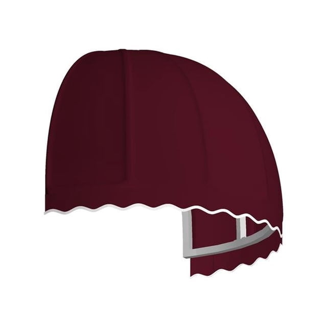 Awntech RB5-US-B 5.38 Ft. Fenêtre Bostonienne & Store d'Entrée & 44; Bordeaux - 39,25 x 32,25 Po.