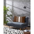 thumbnail image 3 of Brown White Stripe Pillow Covers King Size, Modern Rustic Vertical Striped Soft Bed Throw Pillowcases Breathable Cooling Long Lumbar Body Pillow Sham Cover for Bed Sofa 20''x40'', 3 of 7