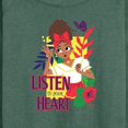 thumbnail image 3 of Encanto - Listen To Your Heart Dolores - Women's Lightweight French Terry Long Sleeve Shirt, 3 of 5