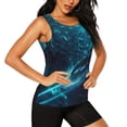 thumbnail image 2 of KLL Futuristic Jet Ski Adventure Print Womens Tank Top Sleeveless Workout Tops Athletic Running Shirts Yoga Gym Clothes-X-Large, 2 of 7