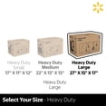 Walmart Large Heavy Duty Moving Box, Kraft, 27 in x 15 in x 17 in ...