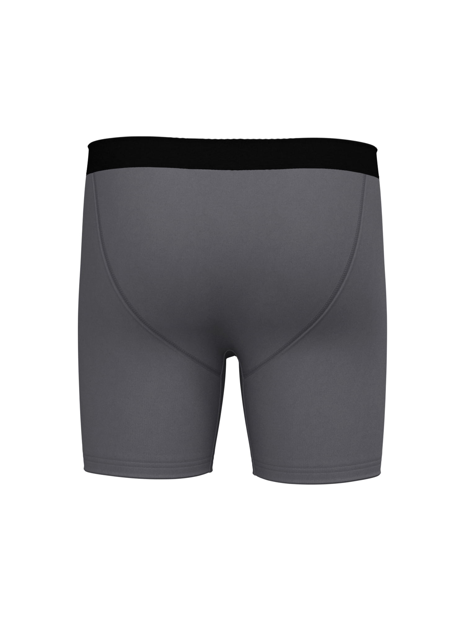 Athletic Works Men's Performance Cotton Boxer Brief, 6 Pack