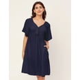 thumbnail image 3 of Moomaya Sweetheart Neck Solid Rayon Flared Dress - Women's Elegant Party Dress, 3 of 9