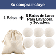 thumbnail image 2 of 6 Bolas De Lana Lavandería Lavar Y Secar Ropa Reusables, 2 of 9