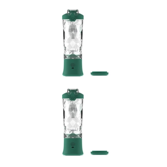 Matsuzay Licuadora portátil de alta capacidad de 600 ml hecha de exprimidor eléctrico de carga USB de plástico de grado alimenticio para PC Type5 NO5