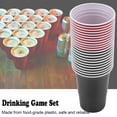 thumbnail image 1 of Juego de Beer Pong, Vasos, Bolas, Ligero, Seguro, Sólido, Ideal para Fiesta en el Patio, 1 of 7