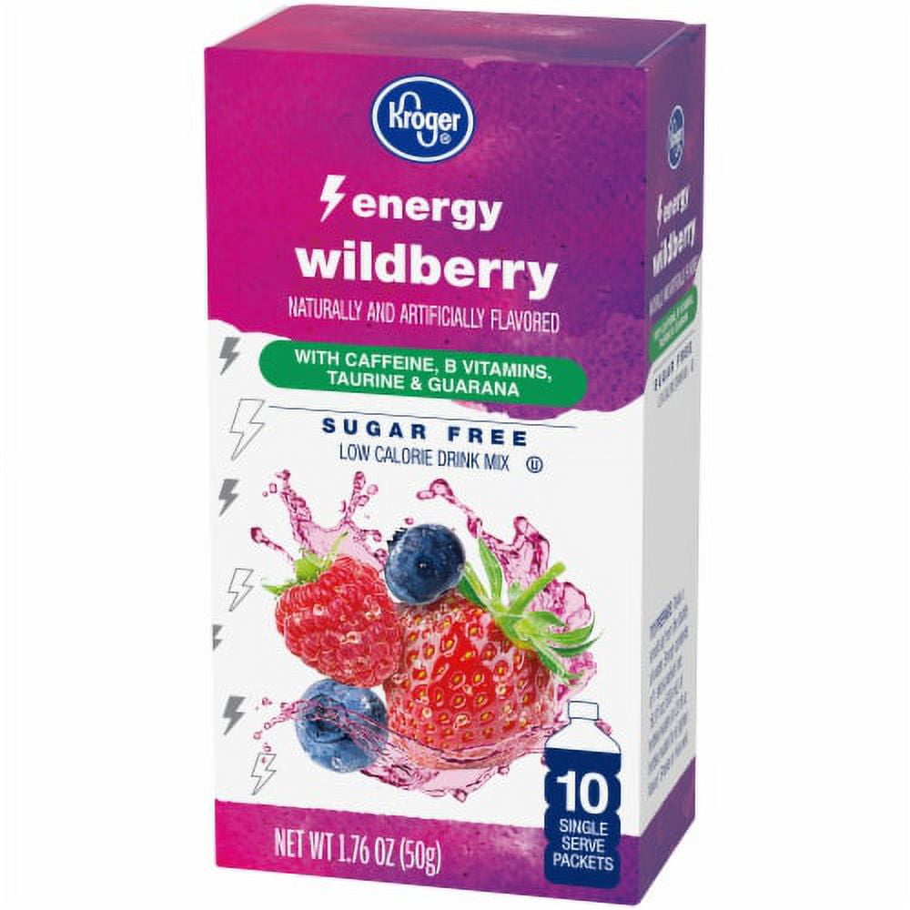 2X - KR Energy Zero Sugar Wildberry Drink Mix Packets