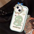 thumbnail image 1 of Funda A Prueba De Golpes Con Lazo 3D De Lente Little Monster Para OPPO RENO 4 6 7 8 5 Pro SE 6Z 5F Lite A94 Realme 7i 9i 10 C2 C20 C21 C30 C11 C3 C33 De Dinosaurio Feliz Doraemon, 1 of 4
