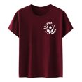 thumbnail image 5 of Trendfront Womens Soccer Mama T Shirt Somebody Loud Mouth Soccer Mama Back Print Short Sleeve Sports Fan Graphic Tees, 5 of 5