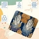 thumbnail image 3 of Alfombrilla de ratón con diseño de manos en oración, base de goma antideslizante, cuadrada, protector para portátil, almohadillas de escritura, alfombrilla de ratón para juegos de, 3 of 7
