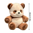 thumbnail image 2 of Cute Bear Stuffed Animal Plush Toy, 45cm Running Plushies, No Logo Soft Fluffy Brown Panda Stuffed Doll Gift for Teens Home Decor, 2 of 6