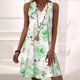 thumbnail image 1 of Puntoco Vestidos Mujer Verano Diseño De Verano Vestido Casual Gradual Sin Mangas Cuello V-Cuello Vestido Largo, 1 of 1