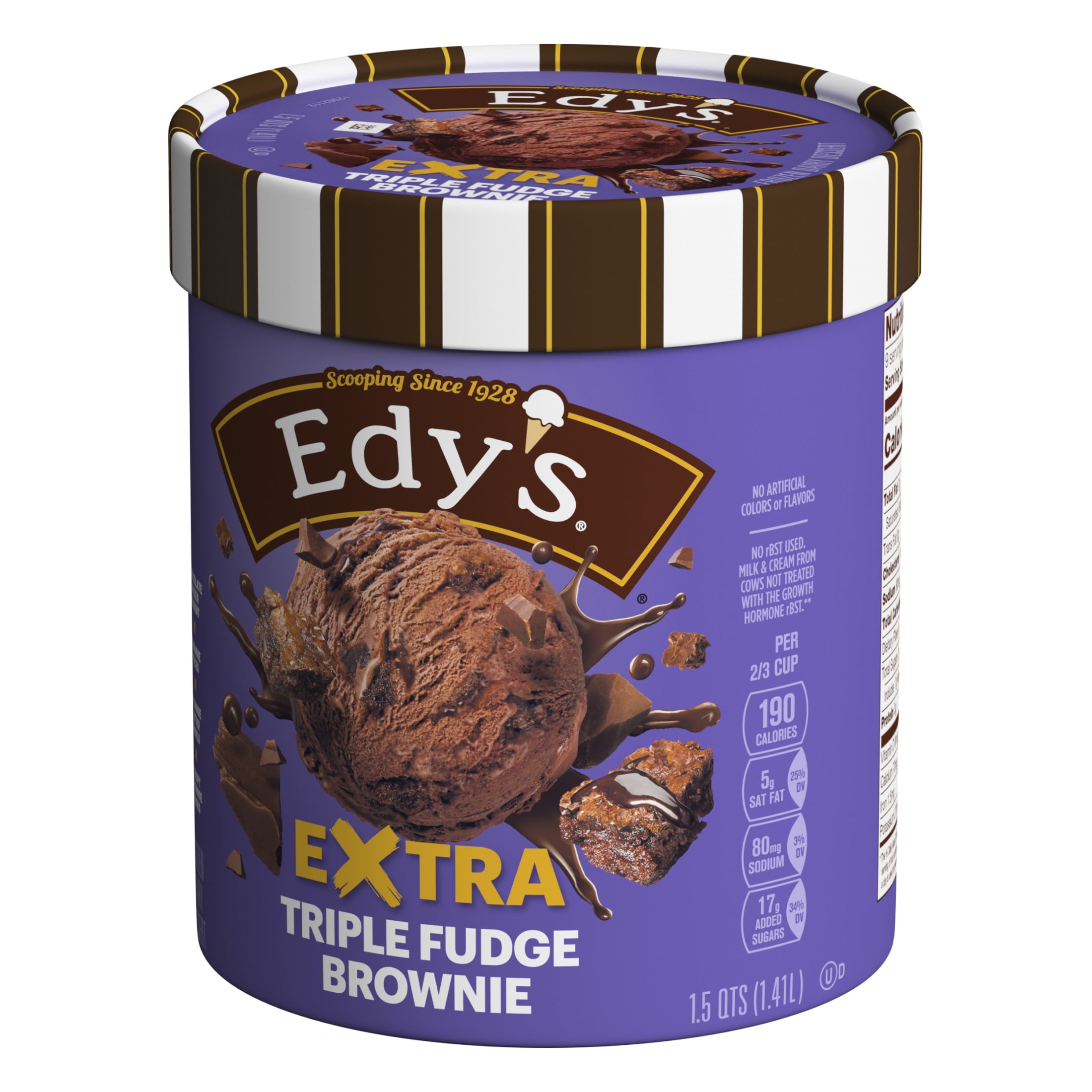 Edy’s/Dreyer’s Extra Triple Fudge Brownie, 1.5 Qt