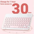 thumbnail image 5 of 9.7in Mini Wireless Bluetooth Mouse BT English Keyboard For iPad 10th Air 2 generation Phone Tablet Portable For Xiaomi Android, 5 of 10