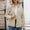 Beige 2, variant on Lightweight Quilted Jackets for Women Casual Winter Button Down Outerwear Trendy Barn Jacket Outerwear with Pockets