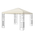 thumbnail image 4 of Remplacement de Toit de Gazebo pour Parasol de Patio Extérieur, Couverture Imperméable en Polyester, Beige, 4 of 7