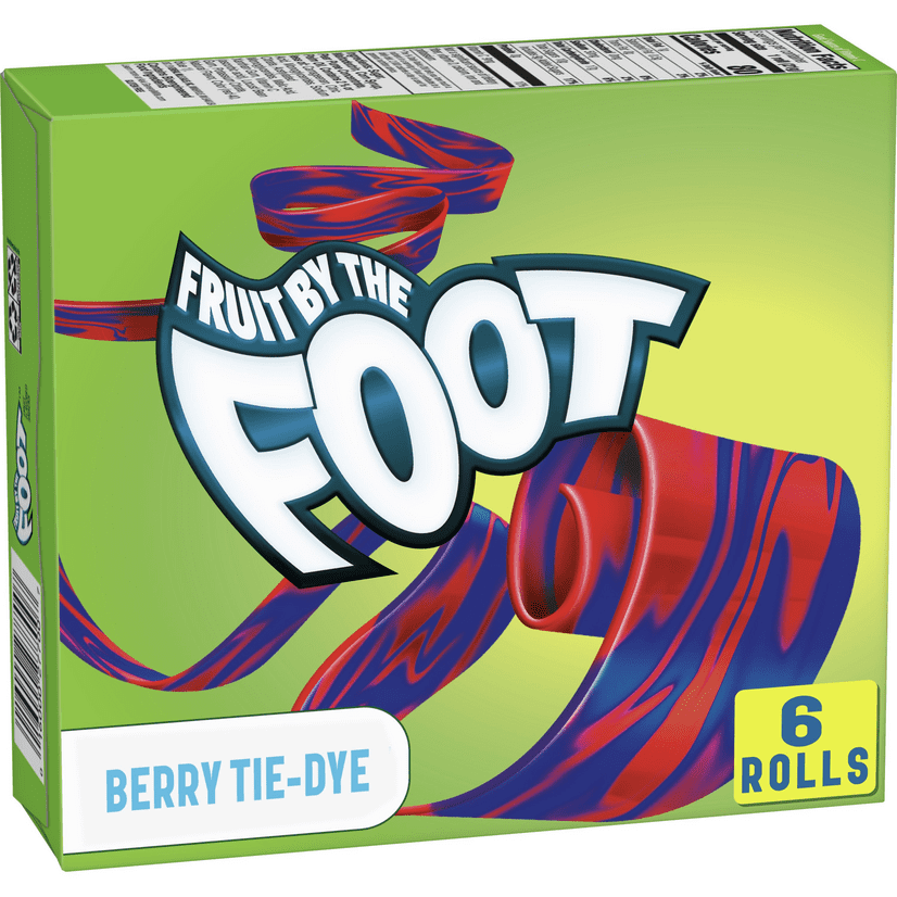 Fruit by the Foot, Fruit Snacks, Berry TieDye, 4.5 oz