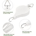 thumbnail image 3 of 3Pcs Adjustable Plant Pulley Hanger Plant Pulley Retractable Hanger, Pully Hook for Hanging Garden Basket Pots, Bird Feeder Pulley Hanger for Hanging Plants Outdoor Heavy Duty, White, 3 of 8