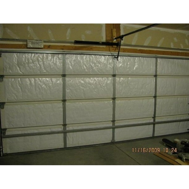 Nasa Tech Reflective White Foam Core Garage Door Insulation Kit 16l X 8h R9 Walmart Com