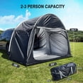 thumbnail image 6 of 2-3 Person SUV Universal Vehicle Tent for Babecue Camping Extension Tent with Three doors Tent Car Awning Sun Shelter, 6 of 8