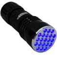 thumbnail image 1 of HQRP Professional 21 UV LED Ultraviolet Flashlight for Detect Uranium Glass / Depression Glass / Vaseline Glass plus HQRP UV Meter, 1 of 5
