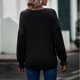 thumbnail image 5 of Top de Manga Larga Con Farol para Mujer, Pados Fruncidos de Ajuste Holgado, Camiseta de Culo Redonto para Mujer Fále de Combinar, 5 of 7