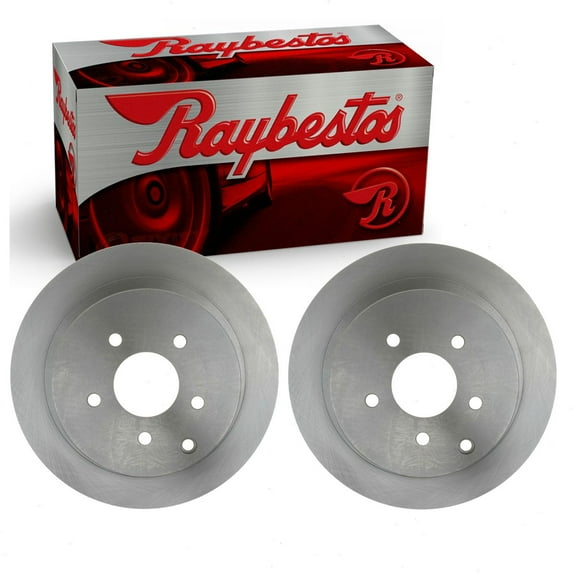 2 pc Raybestos Rear R-Line Disc Brake Rotors compatible with Nissan Pathfinder 2013-2021