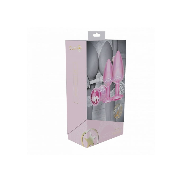 plug anal paris Ouch! International Paris Collection Metal Anal Plug Set, Pink