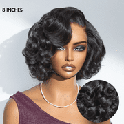 LUVME 1 SEC INSTALL WIG | Mature Boss Brown Ombre Highlight / Natural Black / Salt and Pepper Loose Wave Glueless Minimalist HD Lace Wig